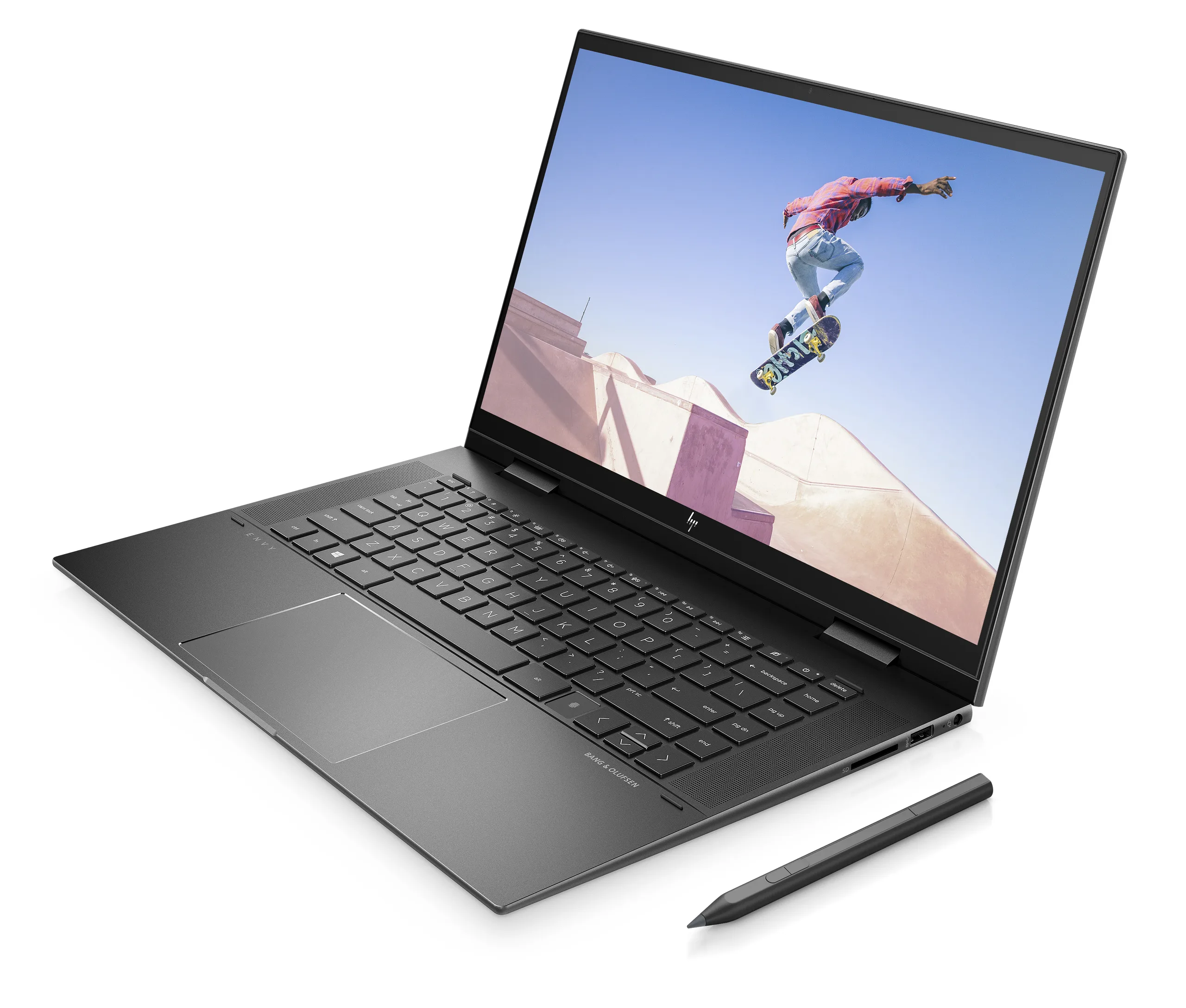 2021 HP Envy x360 15 sports a larger trackpad and offers both AMD