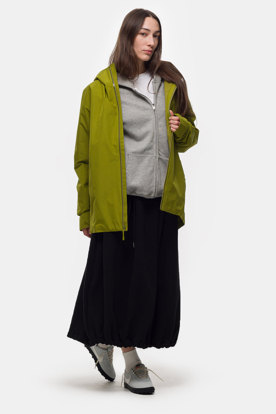 Pintuck Jogger Skirt in Black - Estudio Niksen