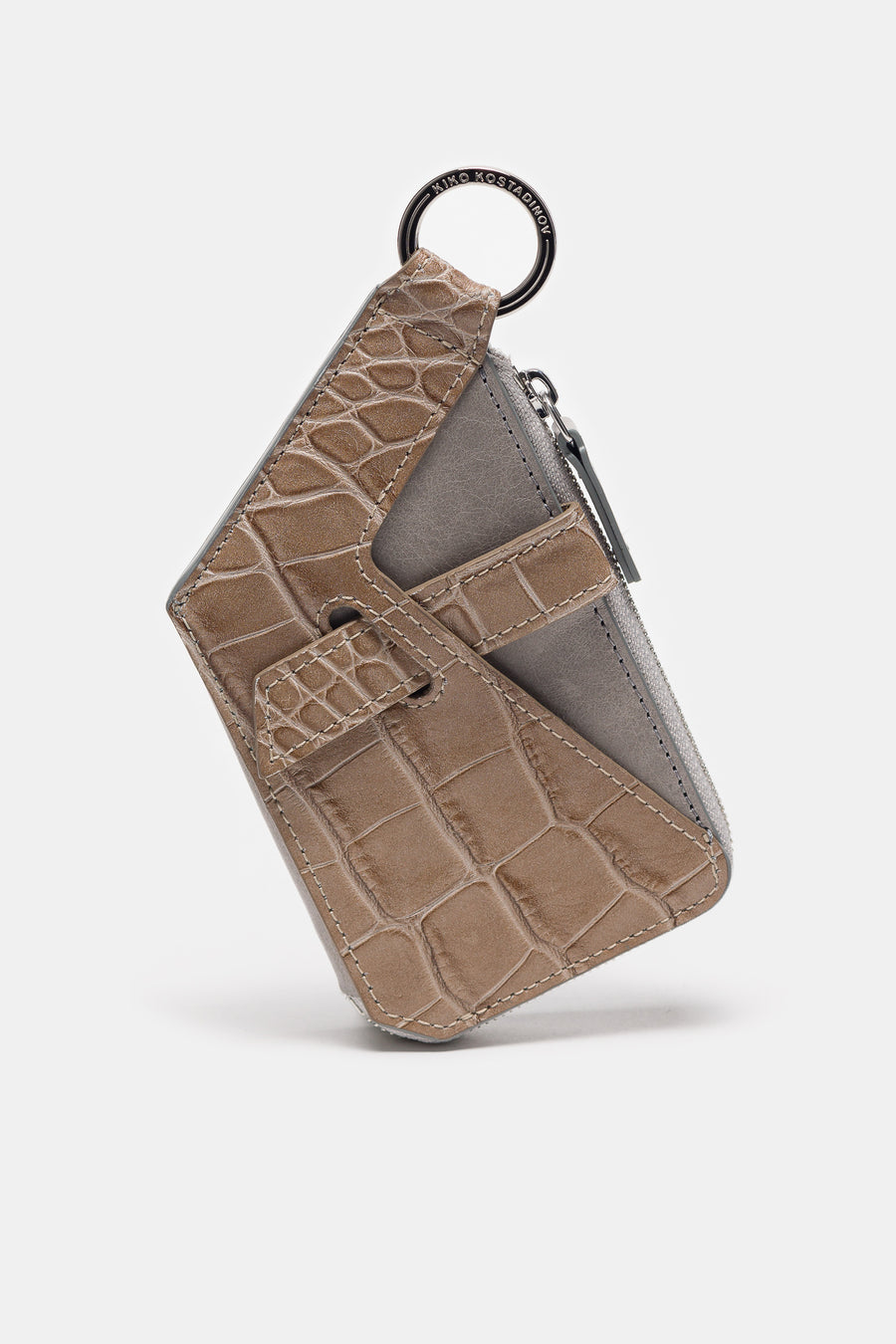 Ohne Wallet in Light Brown/Cement - Kiko Kostadinov