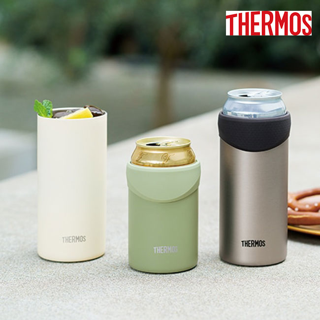 サーモス(THERMOS)保冷缶ホルダー 500ml缶用/JDU（JDU-500）｜名入れ