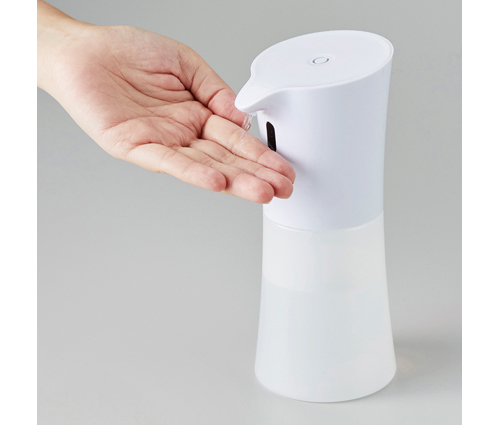 自動アルコールディスペンサー(非接触タイプ) ホワイト｜ノベルティストア