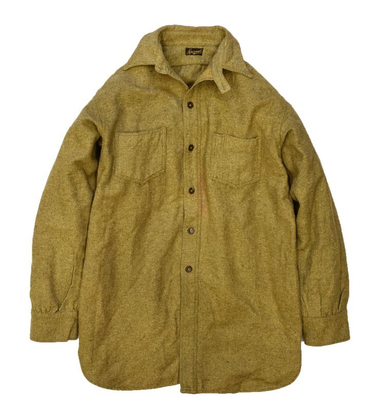 30's】【ビンテージ】【チンストラップ】【ウールシャツ】 千葉県