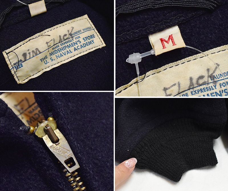 60's】【ビンテージ】【USNA】U.S.NAVY【U.S. Naval Academy】【紺