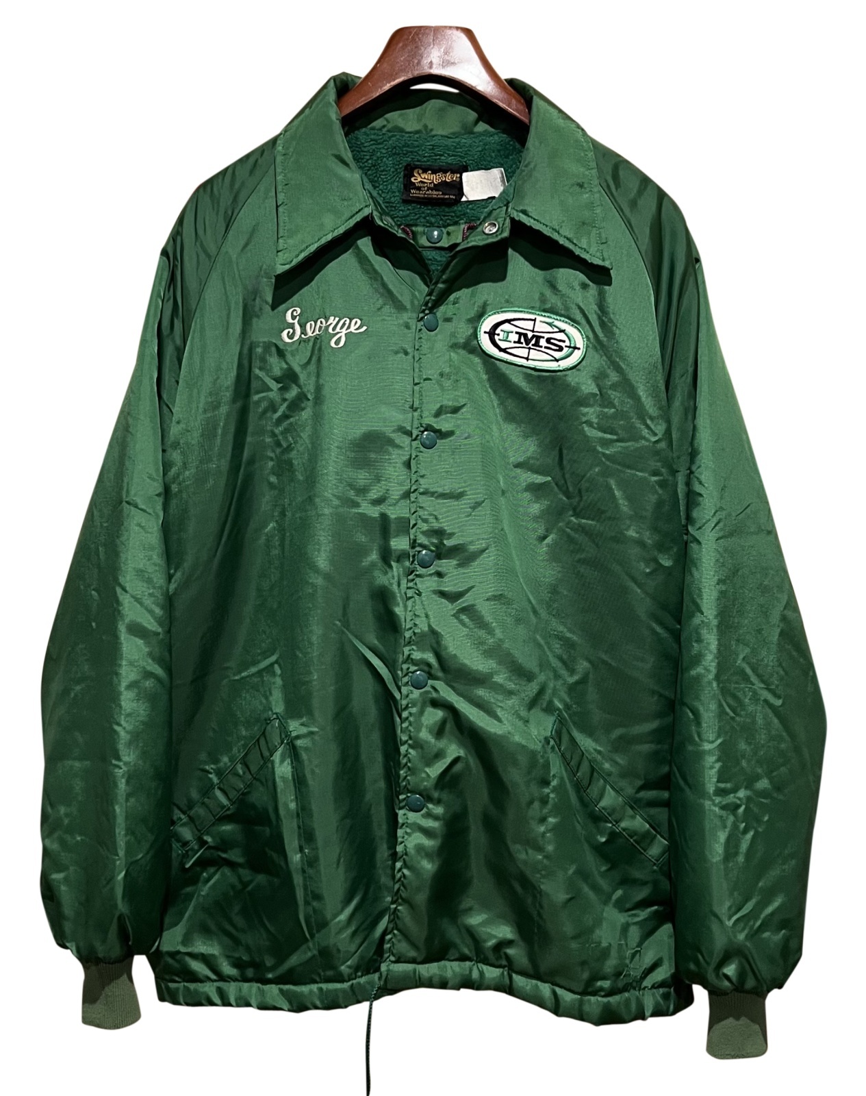 ビンテージ】【Swingster】スウィングスター【緑】IMS【フリース裏地