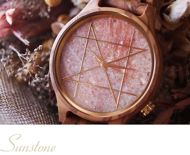 新作商品紹介 天然石×天然木 唯一無二の美しい模様の腕時計「NOZ」