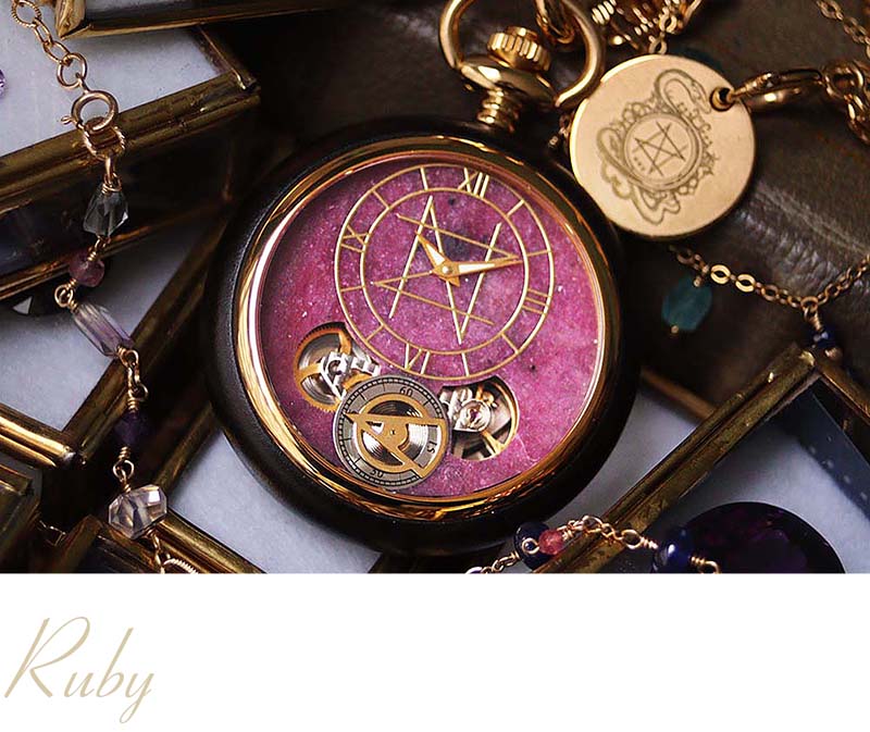 新作商品紹介 天然石×天然木 唯一無二の美しい模様の腕時計「NOZ」