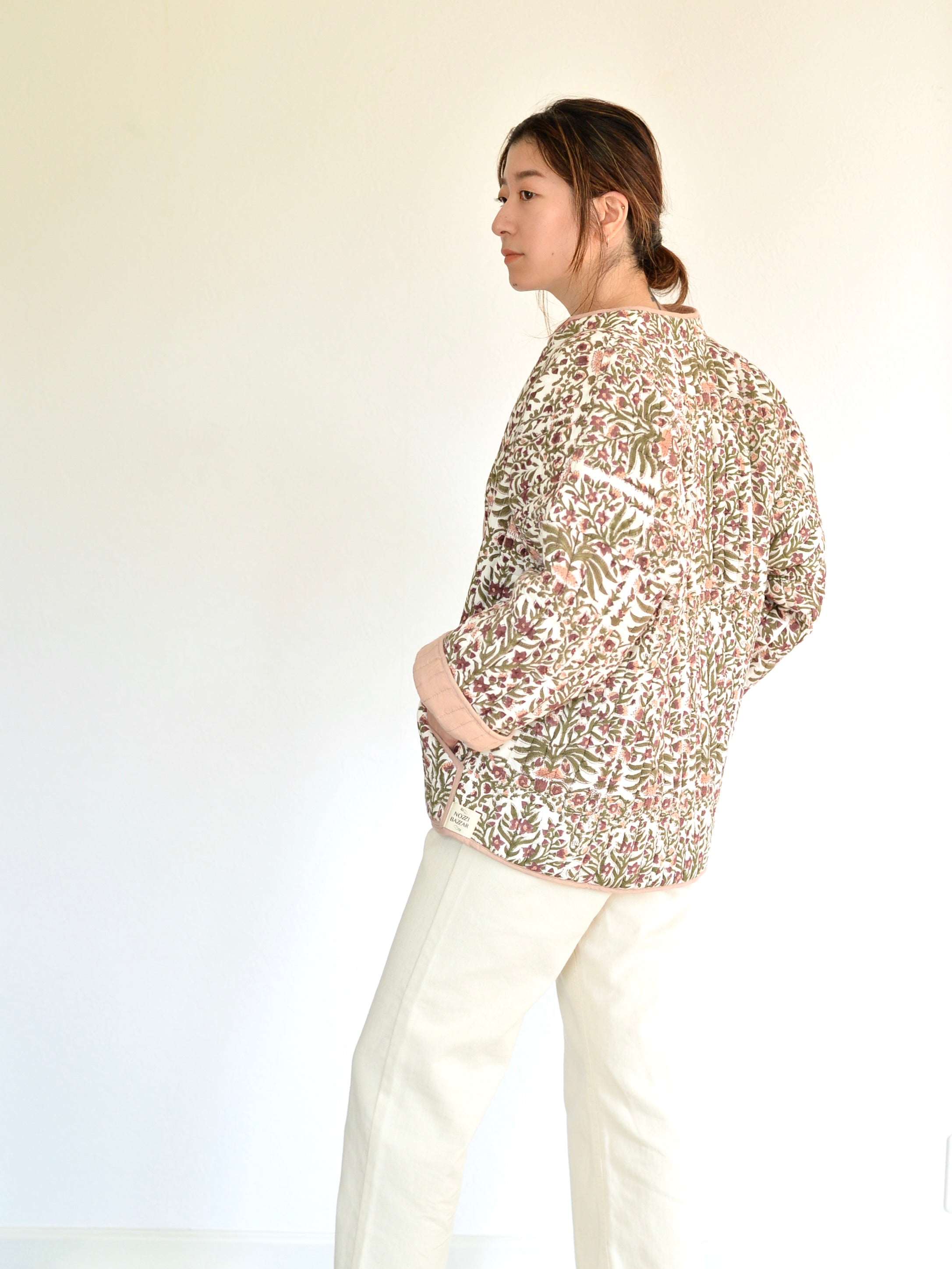 リバーシブル キルティング ジャケット ピンク – NOZZI BAZZAR