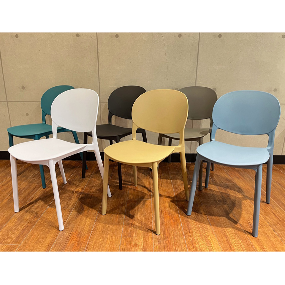 同色2脚組】チェアPP3043【送料無料】ホワイト | NOCEノーチェ 家具