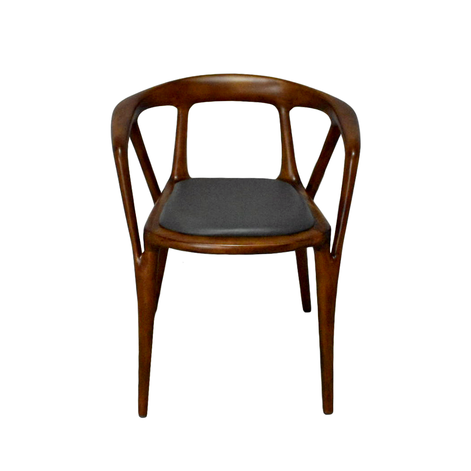 チェアWD1866【送料無料】ダークブラウン/グレー | NOCEノーチェ 家具