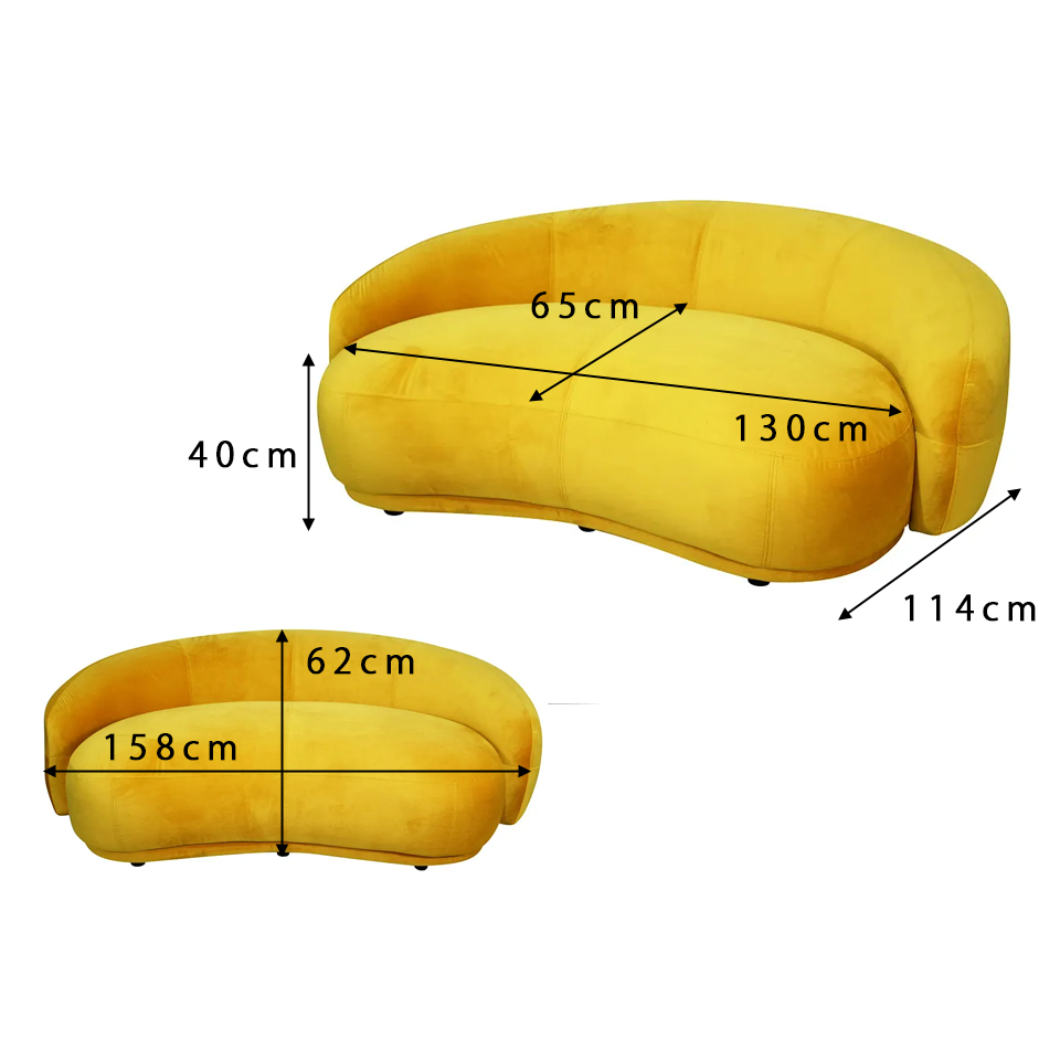 ソファBEANS 2人掛け【送料・開梱設置無料】グレー | NOCEノーチェ