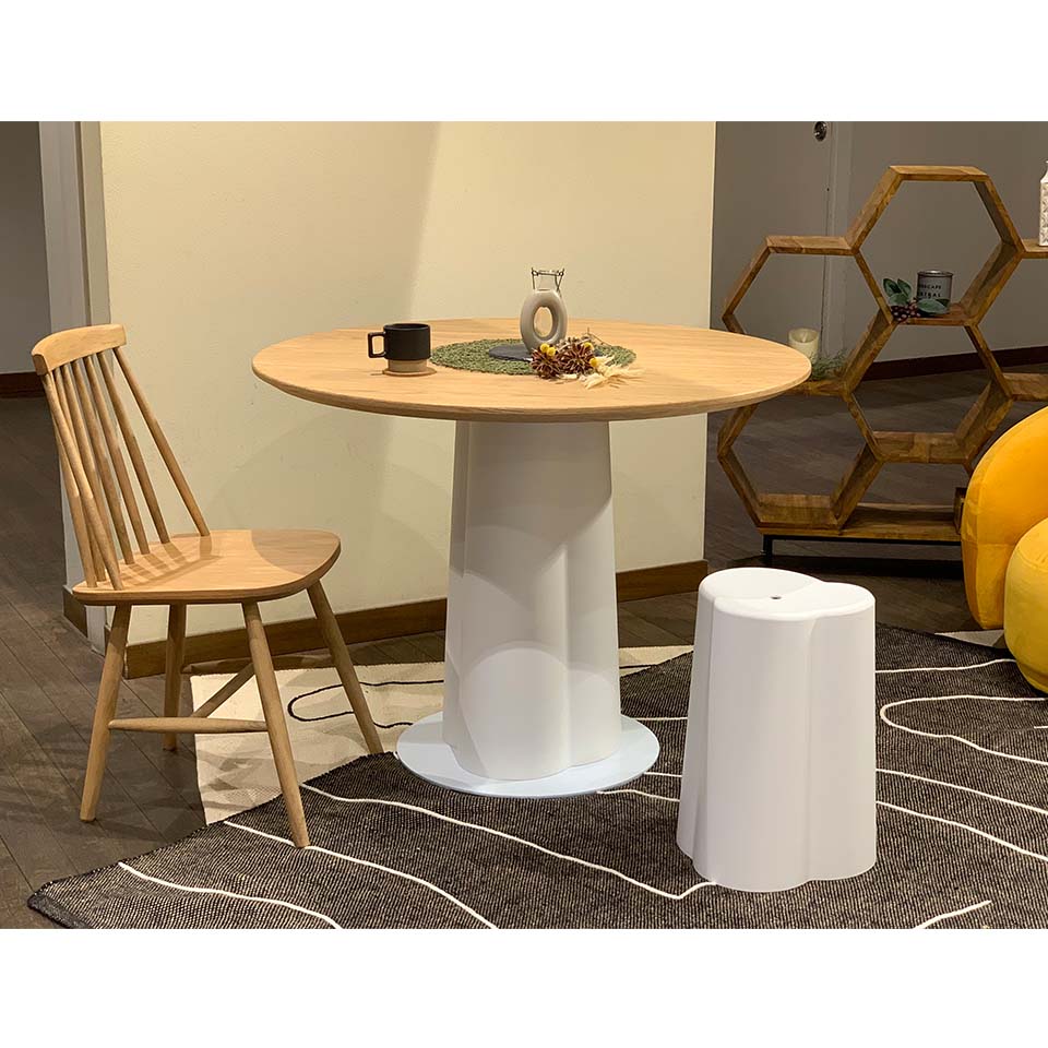 ダイニングテーブルRT-S124A【送料無料】ホワイト/ナチュラル | NOCE