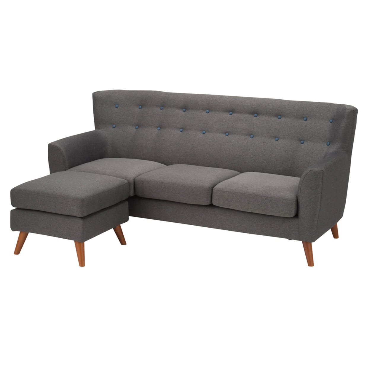 ソファHY7741 3人掛けセット（オットマン付き）【送料・開梱設置無料