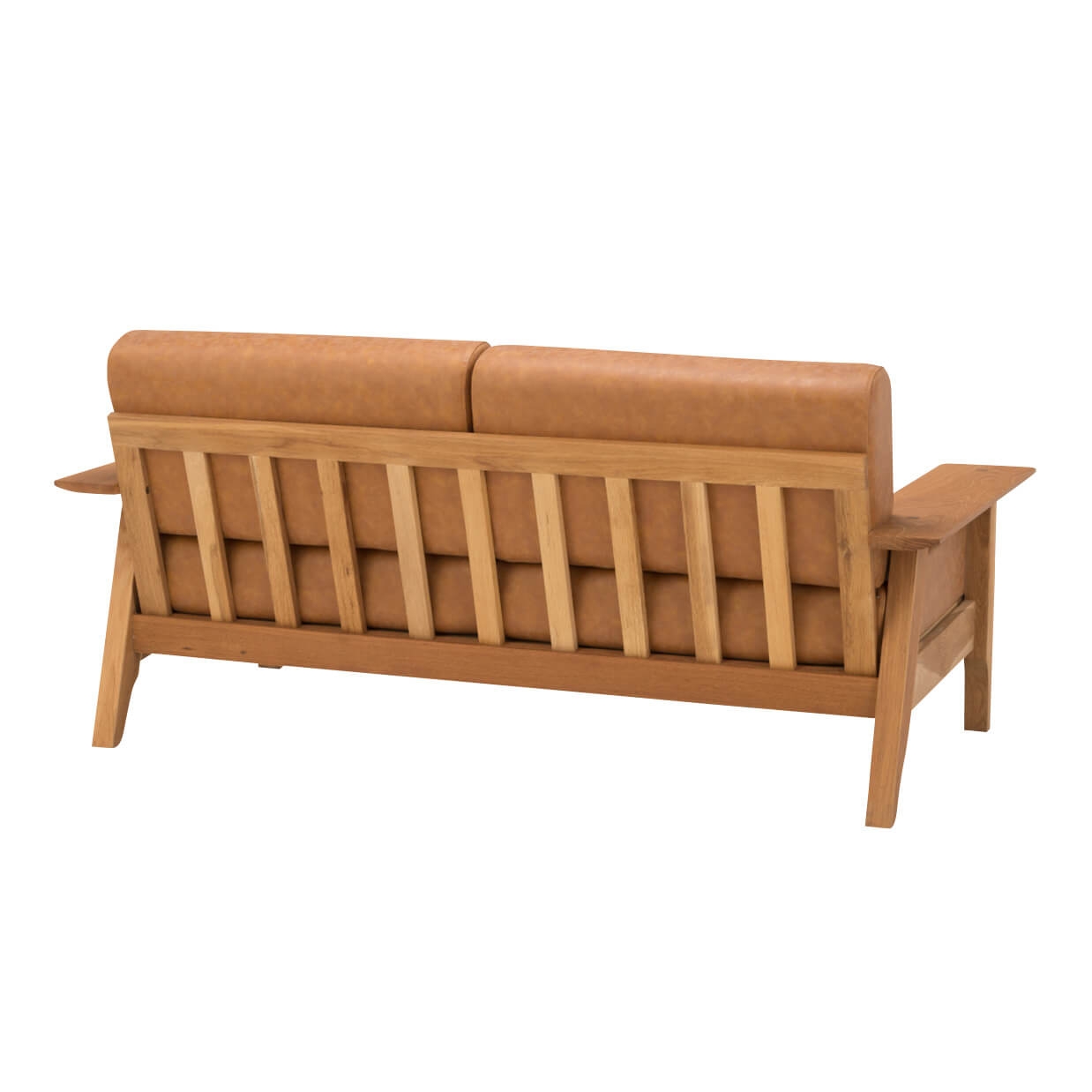 ソファ1610 2人掛け【送料・開梱設置無料】 ライトブラウン 通販