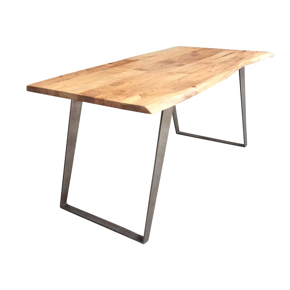 ダイニングテーブルSBL-08【送料無料・大型商品】 ナチュラル/ガルバ