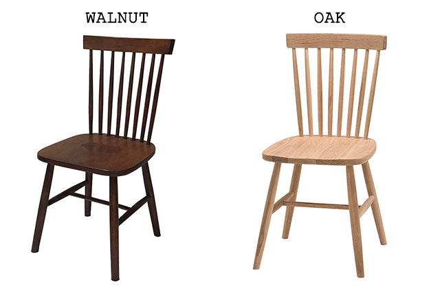 オーク天然木の質感を味わえる、スピンドルチェア | NOCEノーチェ 家具