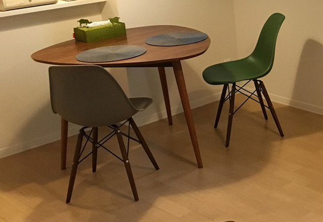 アウトレット】ダイニングテーブルBF2458【送料無料】 ウォールナット