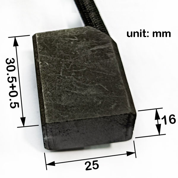 ADC (AMD / KDS) Motor Carbon Brush Set, ZQS48-3.8-T / XP-2067-S