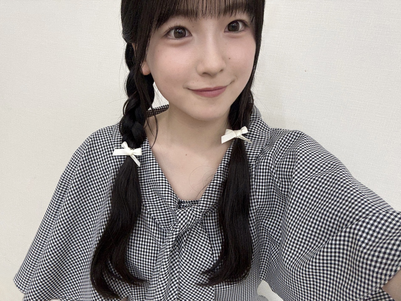 おさげに挑戦！ 鈴木佑捺