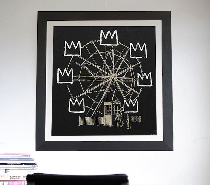 Banksy（バンクシー） -Banksquiat のCOA付き作品を販売 ー NOISEKING