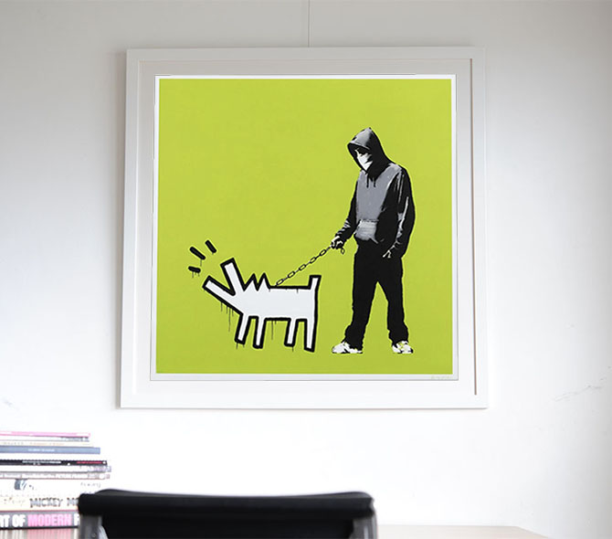 Banksy（バンクシー）- CHOOSE YOUR WEAPON – GreenのCOA付き作品を