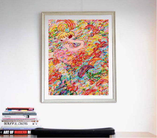 ロッカクアヤコの「Untitled」アート＆ポスターを販売 ー NOISEKING