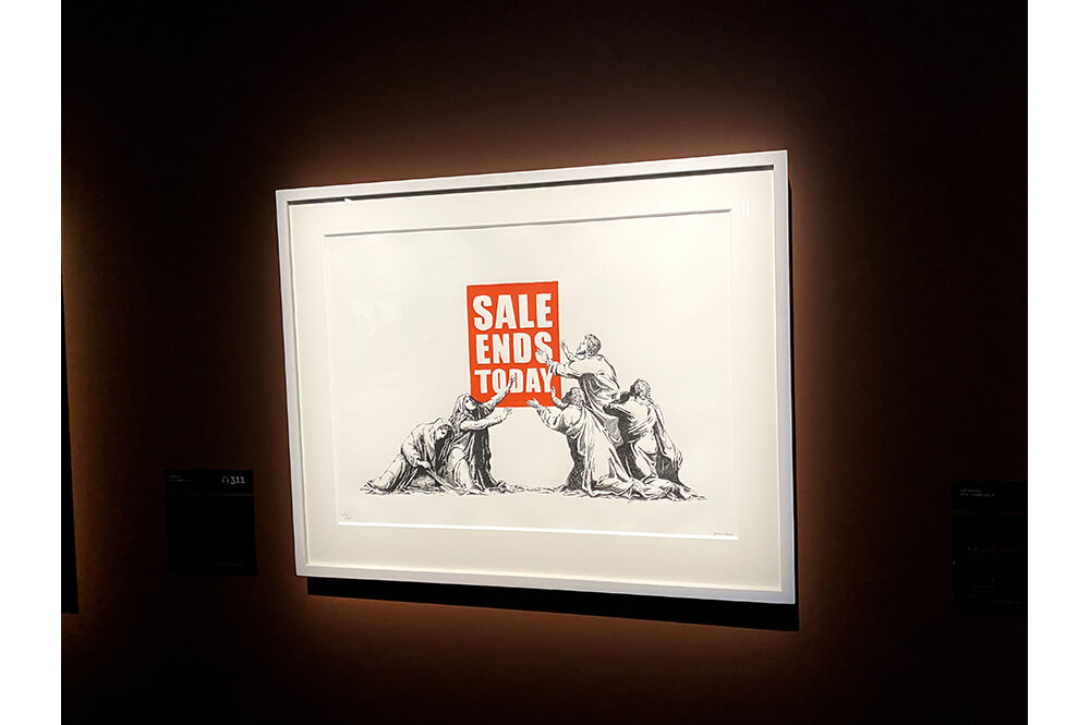 Banksy（バンクシー） -Sale Ends（サイン入り） -Pest ControlのCOA