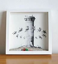 Banksy バンクシー The Walled Off Hotel オフィシャル・ポスターの