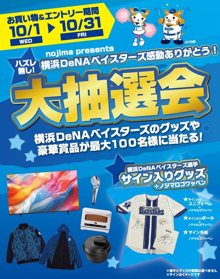 参加者全員225pt】感動ありがとう！横浜DeNAベイスターズ大抽選会