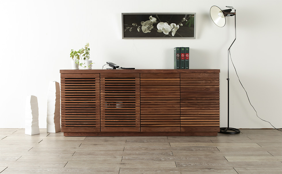 天然木の美しさが活きる[Jaggy] リビングボード 180サイズ | Interior