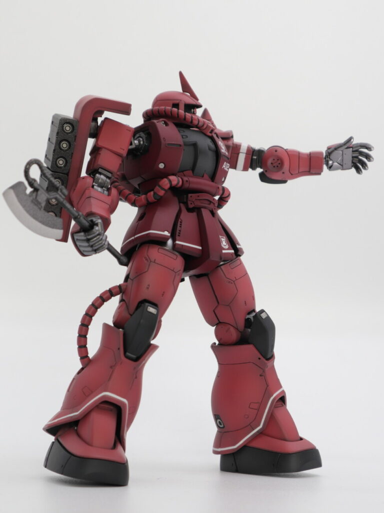 HG 1/144 シャア専用ザクⅡ（オリジン） レビュー（全塗装） - のる