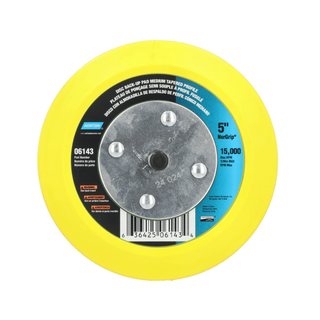 Norton Tapered H&L Back-up Pad for DA/RO Sanders | Norton