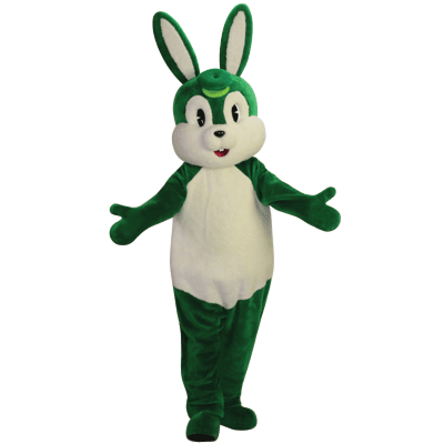 A-220 ディープグリーンラビット（うさぎ）｜着ぐるみレンタル ノース