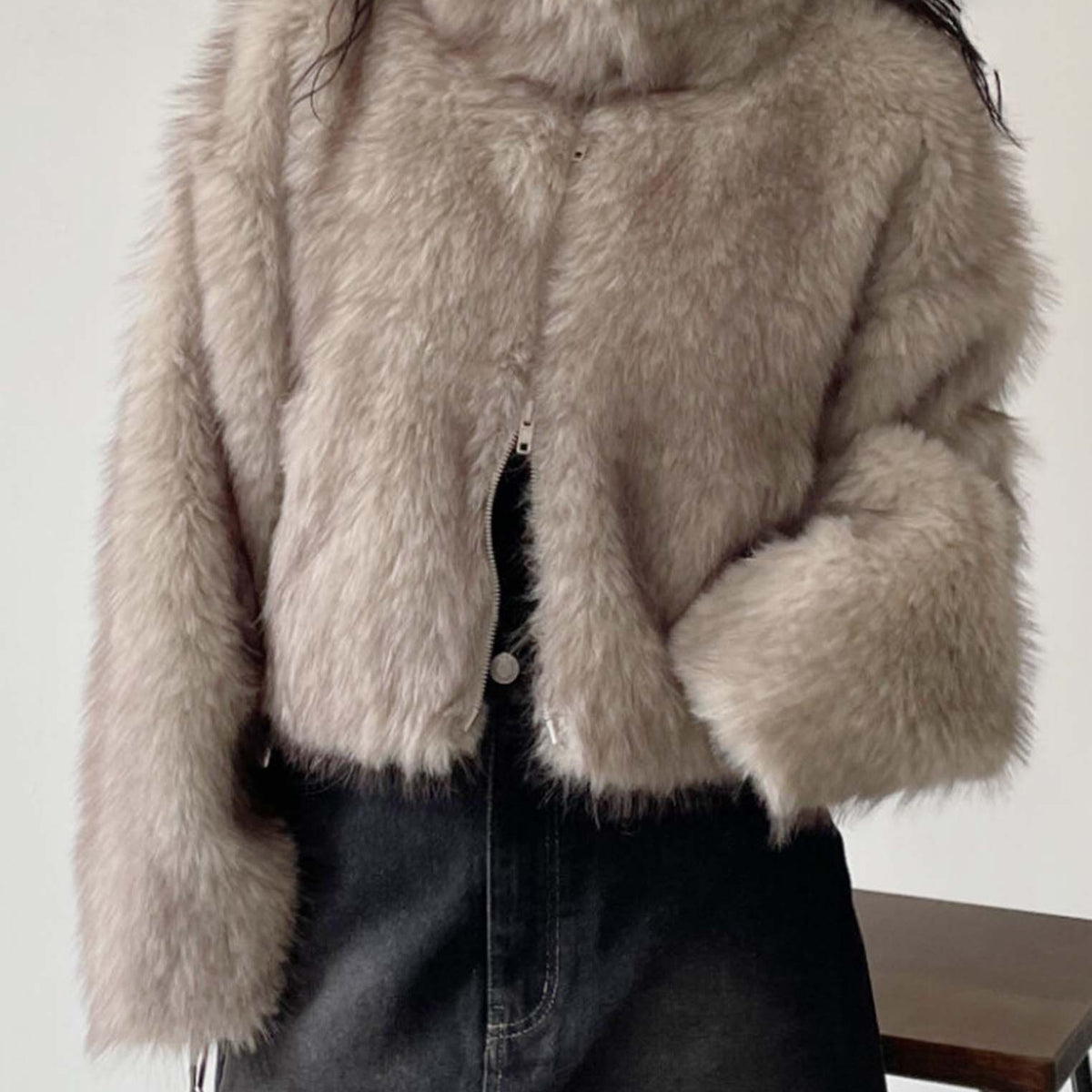 フェイクファーショート丈ジャケット | Northmall（ノースモール