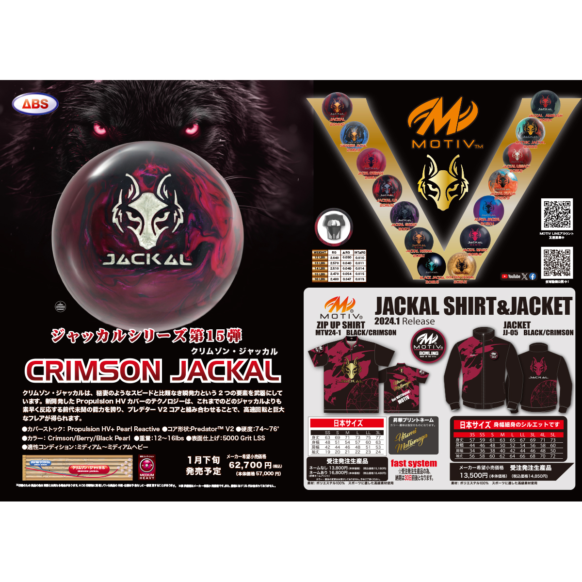 モーティブ)クリムゾン・ジャッカル（ABS在庫限り） [ABS] - 21,560円