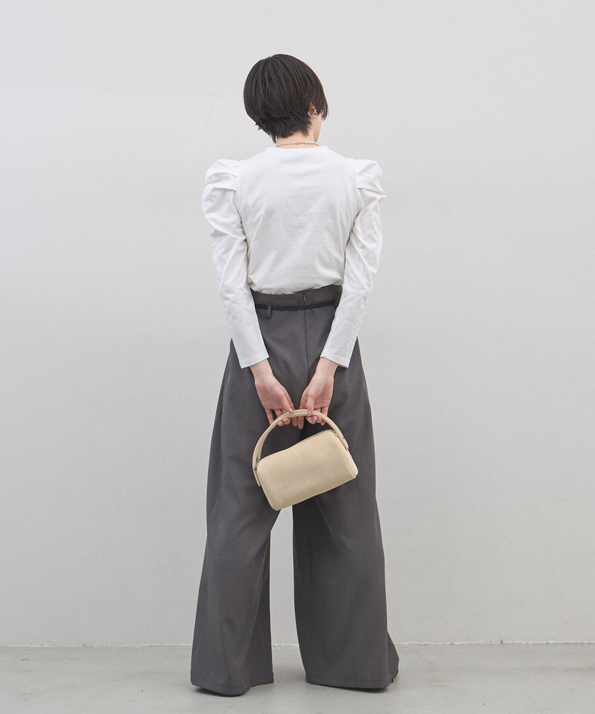 オフィシャルサイト限定】ベルト付きタッグ入りワイドパンツ