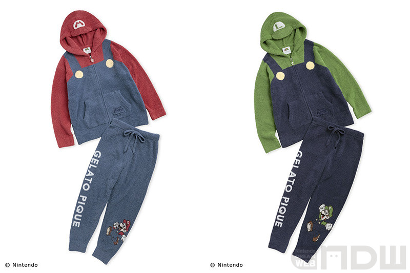 ジェラピケ』×『スーパーマリオ』の新作ルームウェアに“ハッピーマリオ