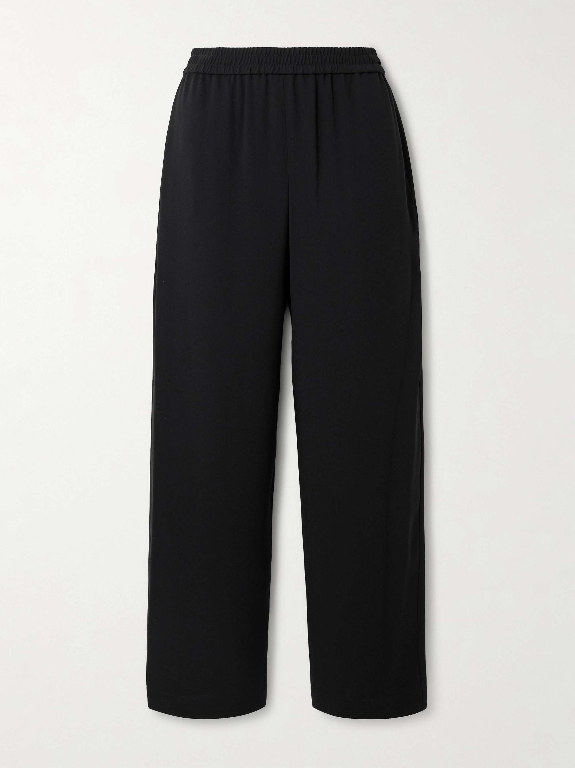 THEORY Satin-crepe wide-leg pants | NET-A-PORTER