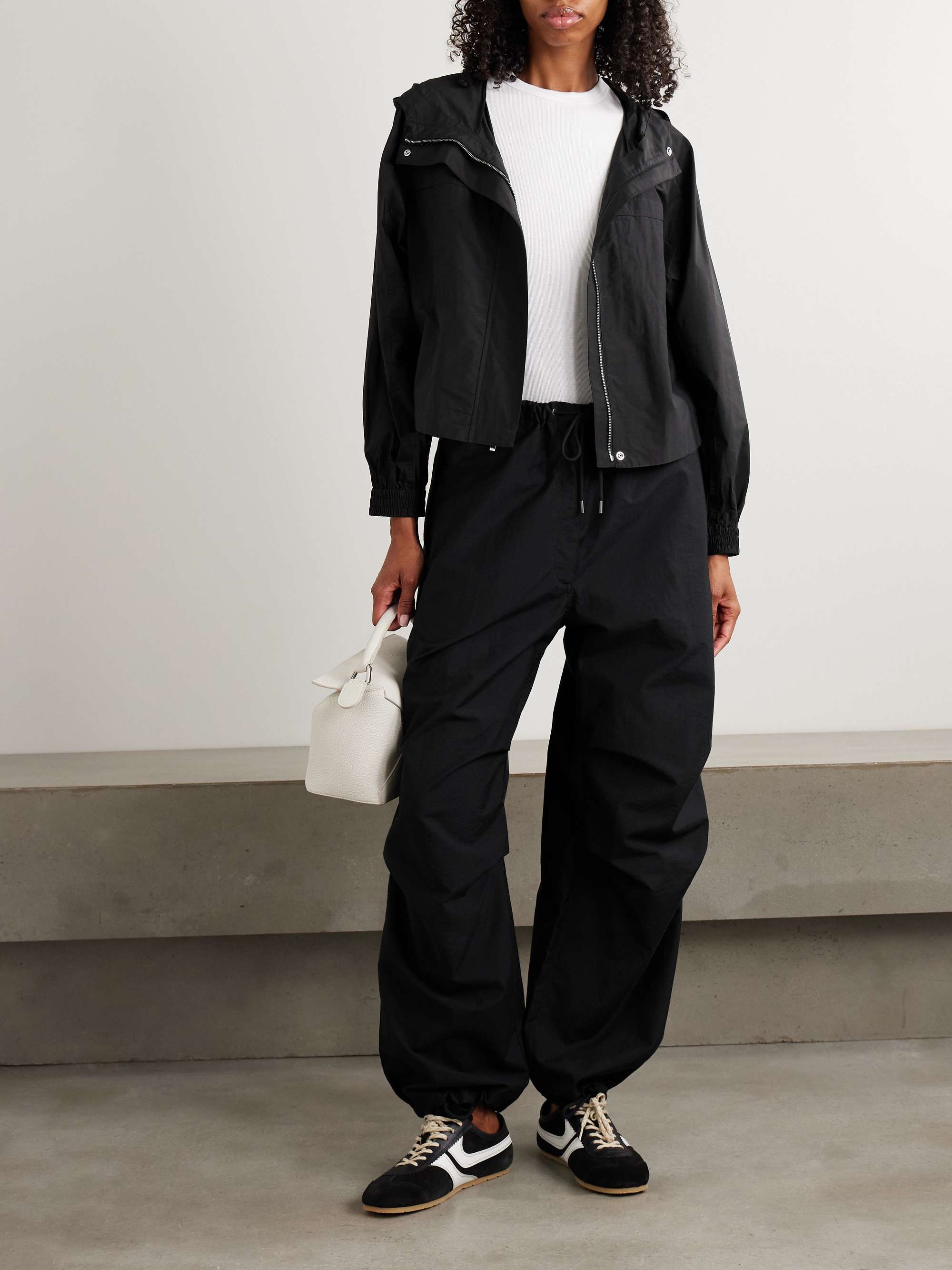 THEORY Satin-crepe wide-leg pants | NET-A-PORTER