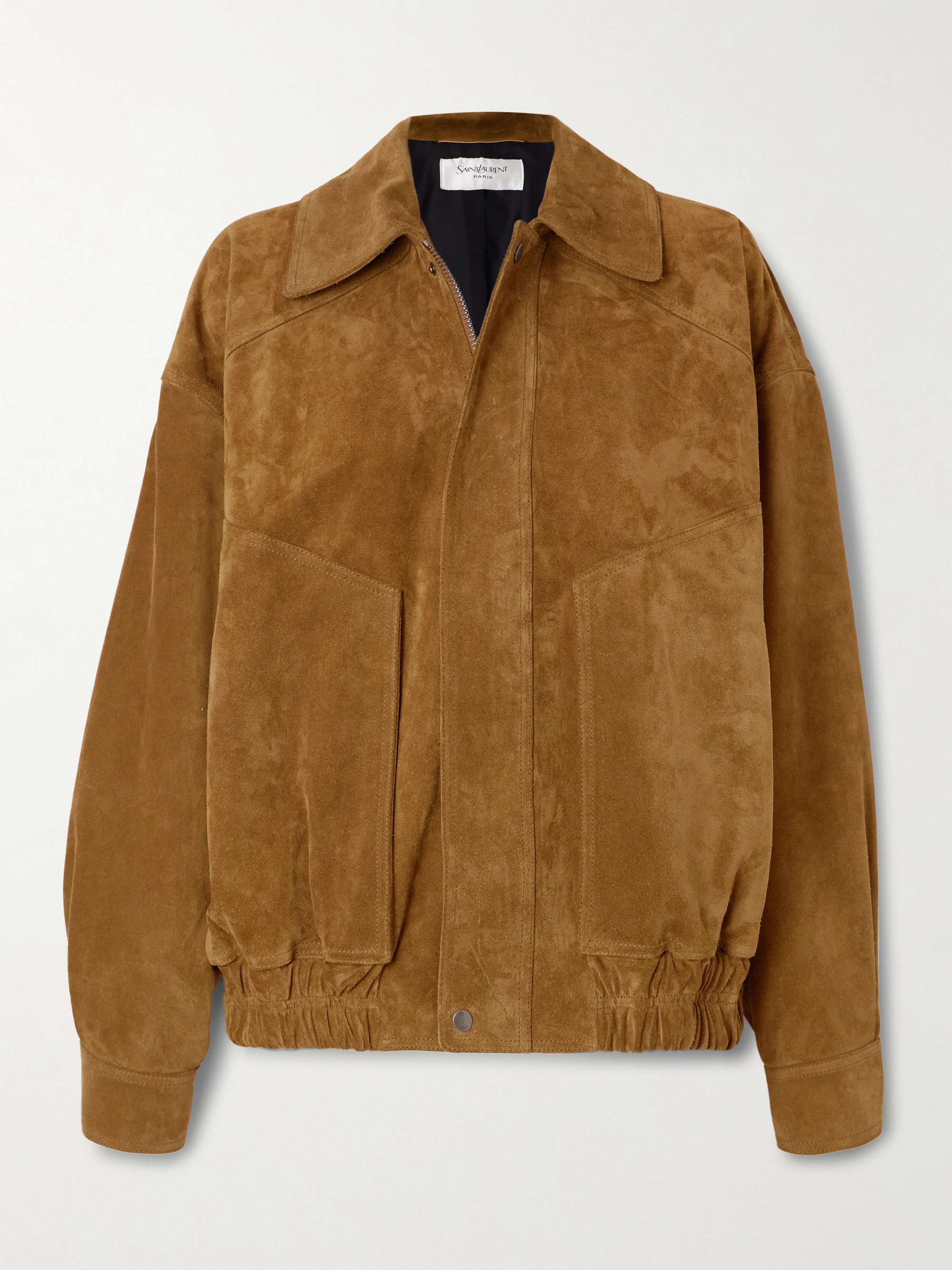 SAINT LAURENT Suede jacket | NET-A-PORTER