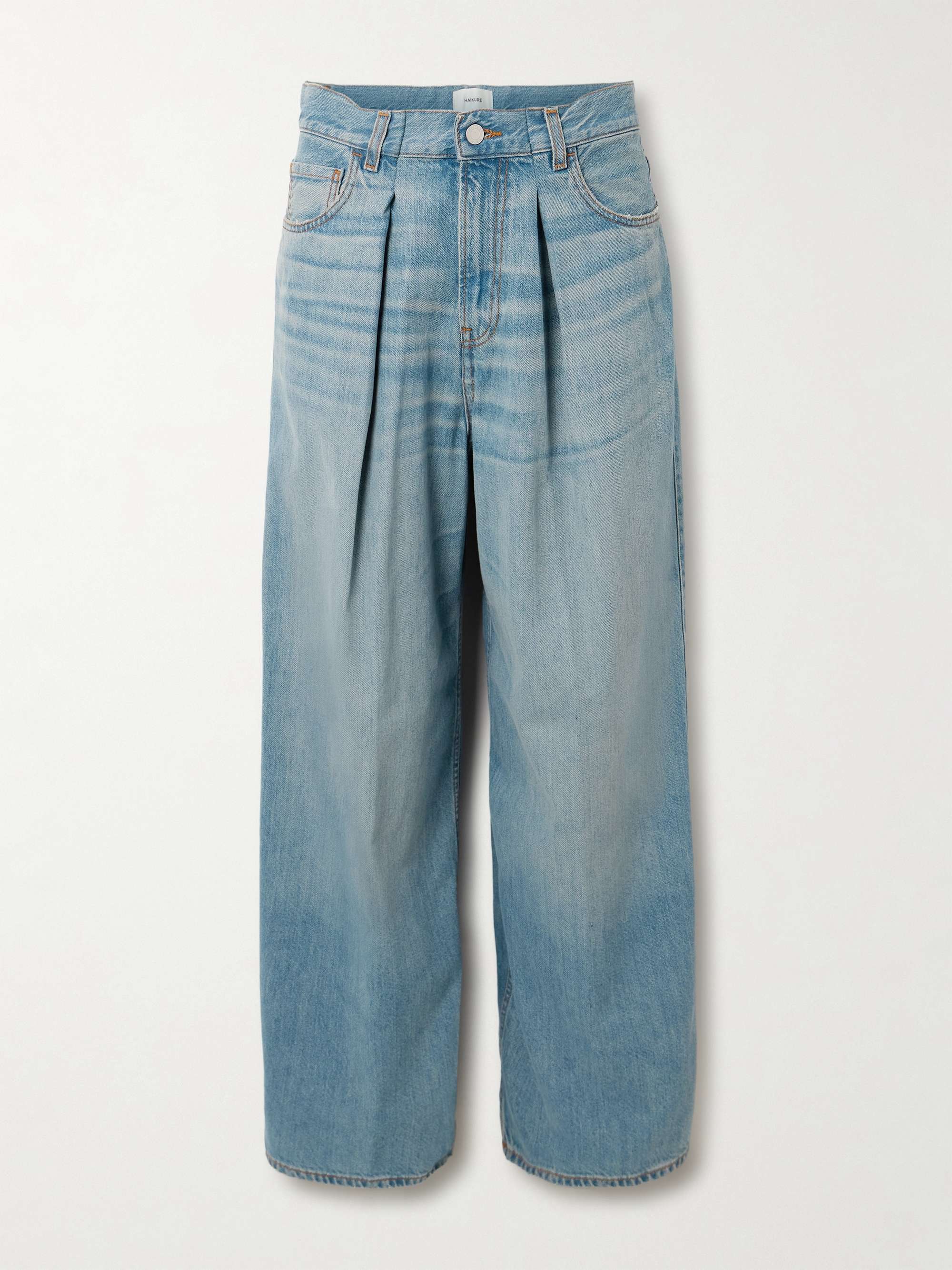 HAIKURE Candy pleated boyfriend jeans | NET-A-PORTER