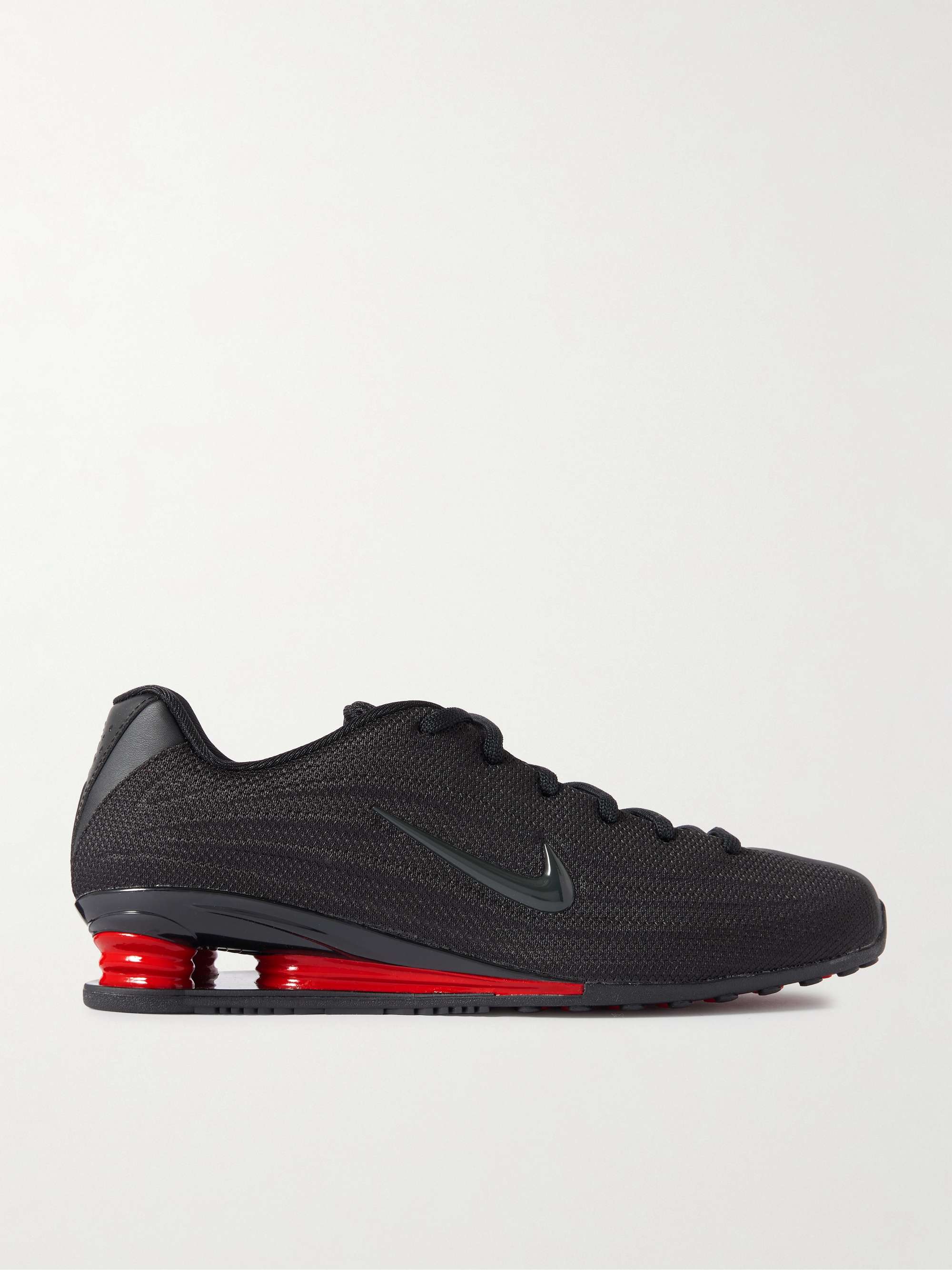 NIKE Shox Z leather sneakers | NET-A-PORTER