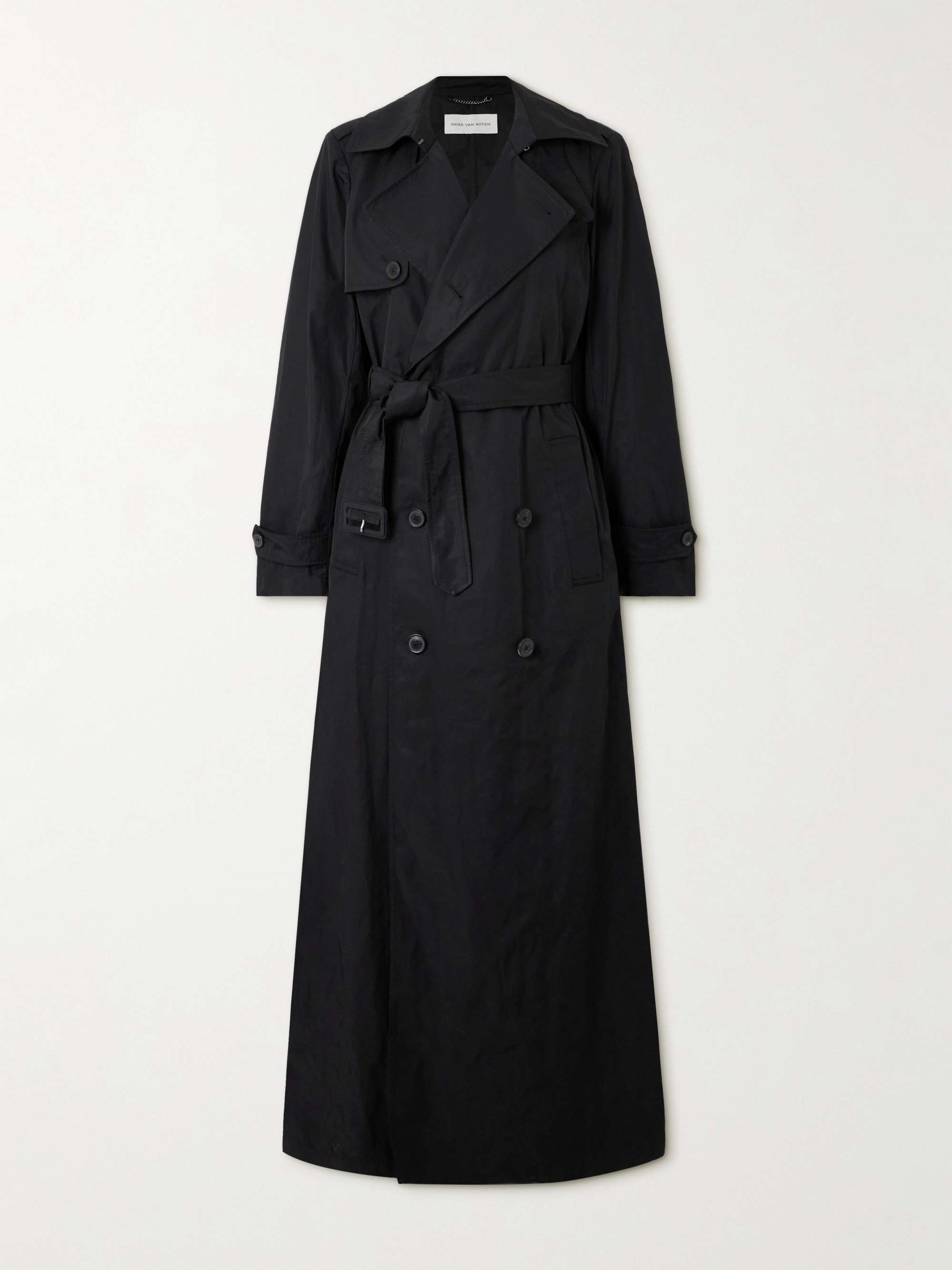 DRIES VAN NOTEN Double-breasted twill trench coat | NET-A-PORTER