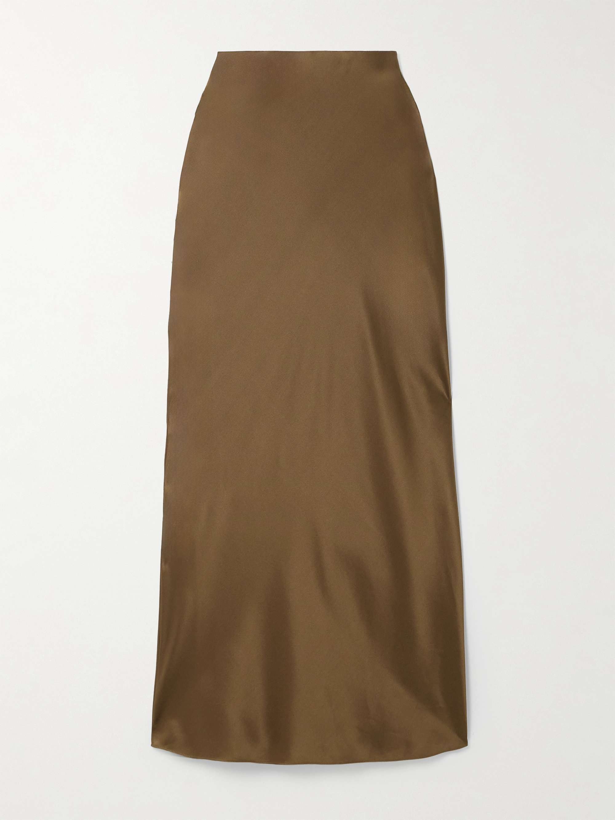 FRAME Silk-satin maxi skirt | NET-A-PORTER