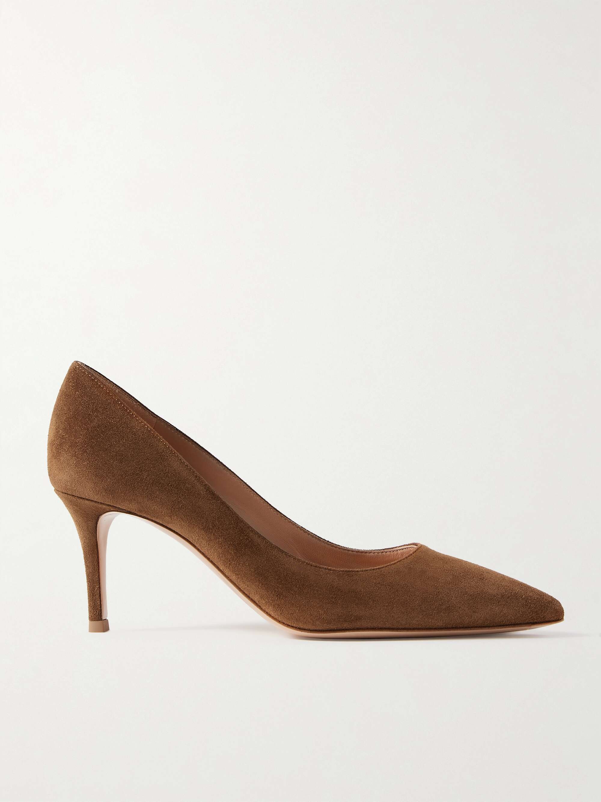 GIANVITO ROSSI Gianvito 70 suede pumps | NET-A-PORTER