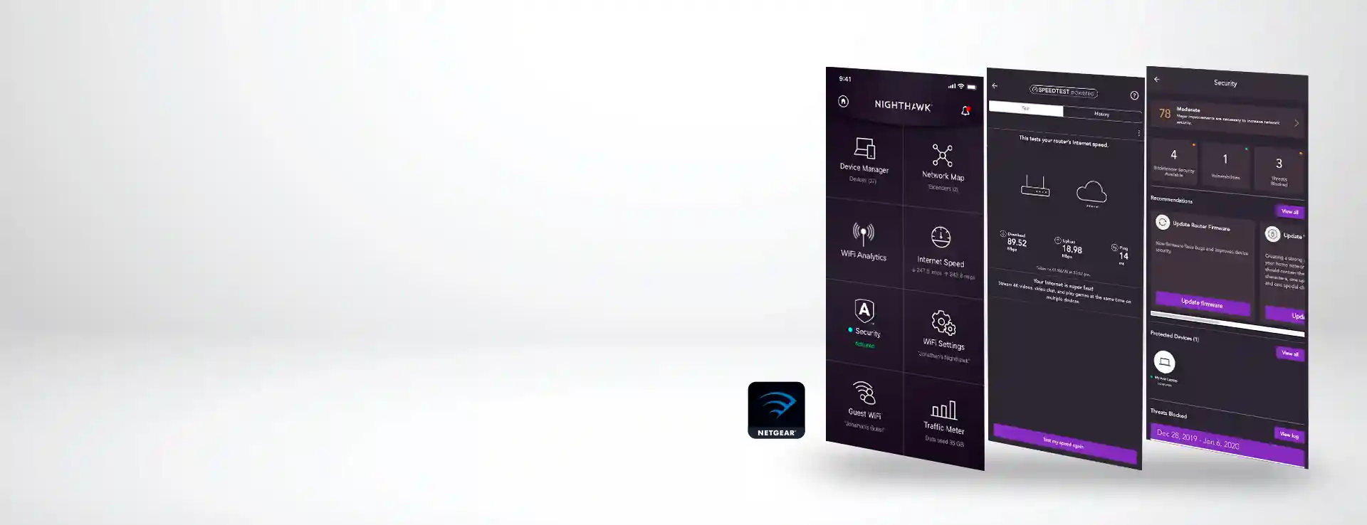 Nighthawk RAX200 –高性能トライバンドWiFi 6ルーター | NETGEAR