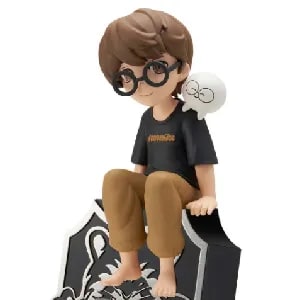 買取】Crazy Raccoon モニタートップフィギュア-じゃすぱー- Tシャツ