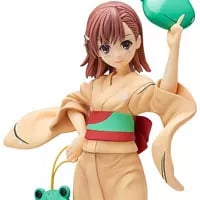 買取】『とある科学の超電磁砲S』 御坂美琴 水着フィギュア 全高約65