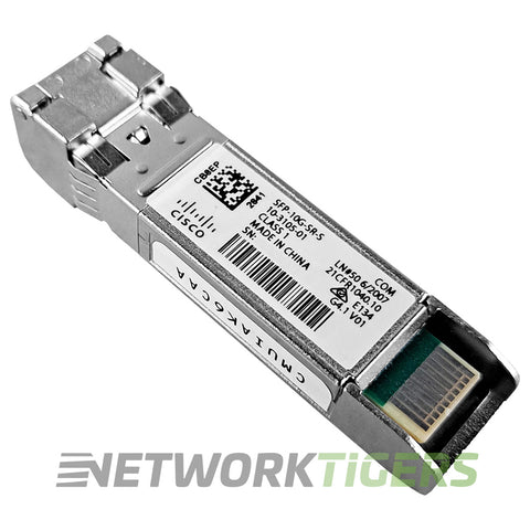 SFP-10G-SR-S | Cisco SFP+ | BASE-SR 10 Gigabit - NetworkTigers