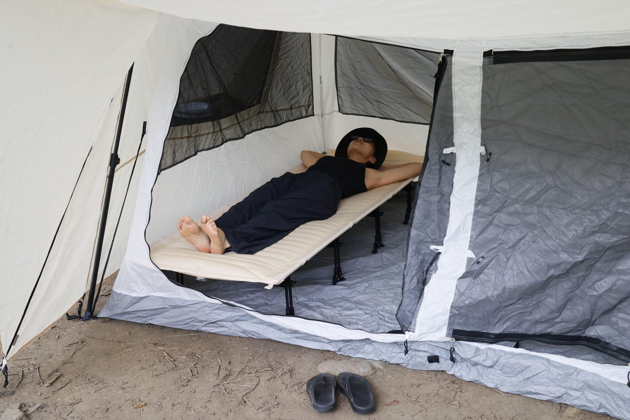 NEUTRAL OUTDOOR アウトドア GQテント4.0 NT-GQ01 アイボリー