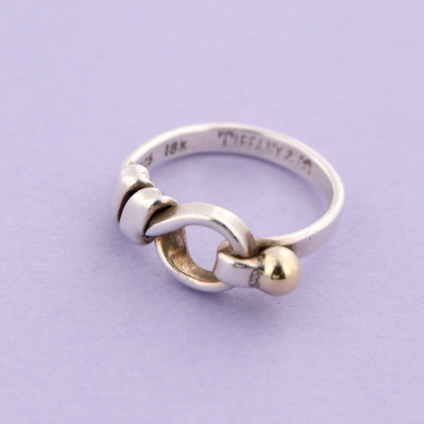 Tiffany&Co. ティファニー フック＆アイ リング 中古 レディース